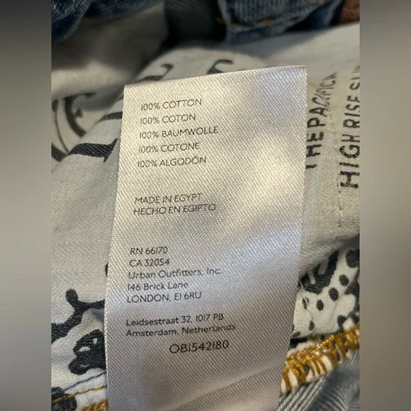 Free Peoplw We The Free The Pacifica High Rise Slim Straight Leg Jeans - Picture 12 of 12